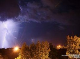 В Бердянске была штормовая ночь