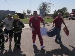 В Нижних Серогозах прошли пожарные учения