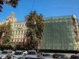 В центре Одессы горит памятник архитектуры, - ФОТО, ВИДЕО (ОБНОВЛЕНО)