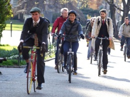 Киевляне поедут на работу на велосипедах