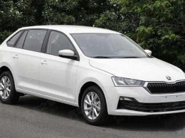 В сети показали фото обновленного Skoda Rapid