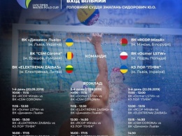 Завтра во Львове стартует международный турнир по водному поло Lviv Open Water Polo Cup - 2019