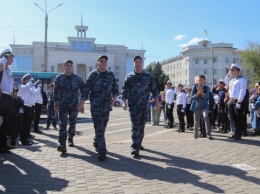 На Херсонщине встретили моряков, вернувшихся из российского плена