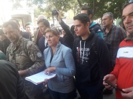 Против браконьерского беспредела протестовали в Одессе у управления пограничной службы