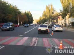 В Запорожской области девочку сбили прямо на пешеходном переходе