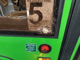В Николаеве подросток камнем разбил стекло в новом автобусе «МАЗ». ВИДЕО