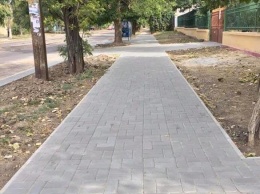 В Николаеве на Садовой отремонтировали тротуар,- ФОТО