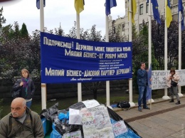 В Киеве митинговали против тотальной фискализации: один из законов приняли по инициативе одесского нардепа