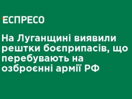 На Луганщине обнаружили остатки боеприпасов, находящихся на вооружении армии РФ