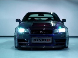 На видео показана самая дорогая версия Nissan GT-R R34