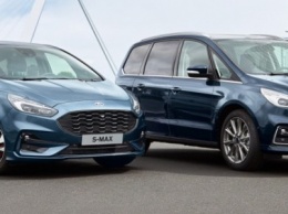 Ford внешне и технически обновил минивены S-MAX и Galaxy