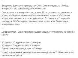 "Каждому дадут не более 3 минут". Журналисты обсуждают формат пресс-марафона, который завтра проведет Зеленский