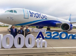 Airbis поставил 1000-й самолет семейства Airbus A320neo