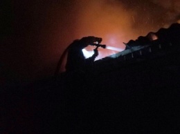 Пожар на Днепропетровщине: сотрудники ГСЧС тушили магазин