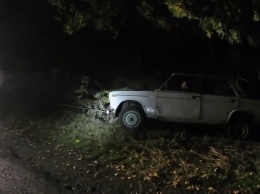 На Днепропетровщине автомобиль слетел в кювет - ВИДЕО