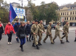 Марши и протесты: как украинцы в разных городах отметили День защитника: видео и фото