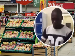 Издевательства украинца над иностранцем в супермаркете попали на камеру