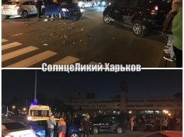 ДТП в Харькове: автомобили сильно разбиты, есть пострадавшие (фото)