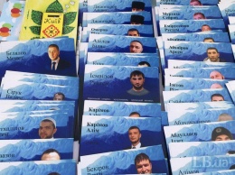 Олег Сенцов и Владимир Балух пришли на акцию в поддержку украинских узников Кремля