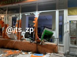 В Запорожье вместе с банкоматом взорвали магазин