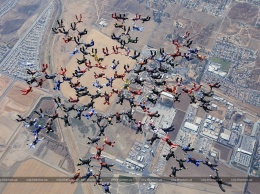 Харьковские парашютисты в составе сборной установили мировой рекорд