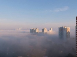 Киев затянуло дымом от горящих торфяников