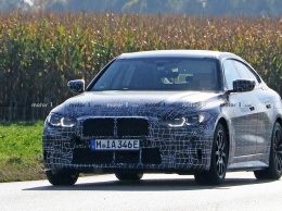 Предсерийный BMW i4 был замечен на испытаниях