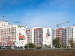 "Близкие мечты": в пригородоном жилом комплексе появился новый мурал