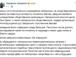 На улице Европейской в Запорожье ударили ножом в сердце цыганскую активистку