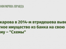 Маркарова в 2014-м втридешева вывела элитное имущество из банка на свою фирму - "Схемы"