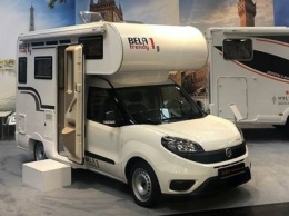 Fiat показала миниатюрный автодом на базе Fiat Doblo