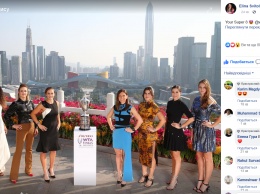 WTA Finals в Шэньчжэне. На фоне небоскребов Элина Свитолина показала фото супервосьмерки, которая сразится за рекордные призовые