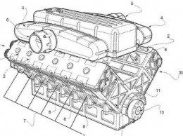 Компания Ferrari запатентовала более эффективный двигатель V12