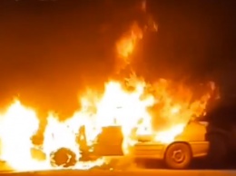В Одесской области автомобиль загорелся на ходу