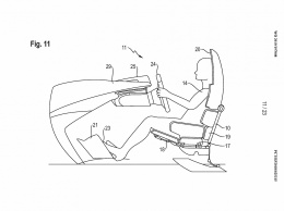 Porsche запатентовал дизайн сидений для беспилотных автомобилей