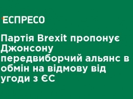 Партия Brexit предлагает Джонсону предвыборный альянс в обмен на отказ от соглашения с ЕС