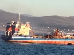 В России взорвался крупный танкер, есть жертвы (видео)