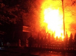 Масштабный пожар в центре Ровно уничтожил целый ресторан