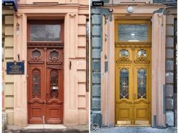 Старт большого проекта: одесситы починили дверь дома-памятника на Троицкой