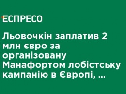 Левочкин заплатил 2 млн евро за организованную Манафортом лоббистскую кампанию в Европе, - расследователи