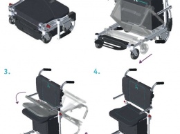 Инженер представил уникальный сборный чемодан-коляску