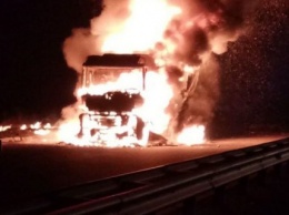 В Киевской области в ДТП пострадали два грузовика, легковушка, патрульное авто и пожарная машина