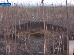 На Луганщине поселок уходит под землю
