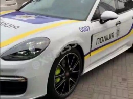 Как в Дубае: в Украине засняли полицейский Porsche Panamera