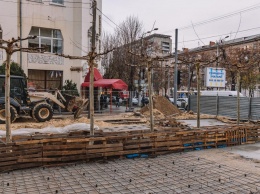 Как продвигается ремонт улицы Короленко в центре Днепра