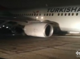 В Одессе при посадке начал разваливаться турецкий самолет с пассажирами