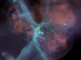 NASA показало эволюцию галактик и межгалактического газа: видео