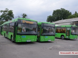 «Николаевпасстранс» не имеет своей территории и моет автобусы «на стороне»