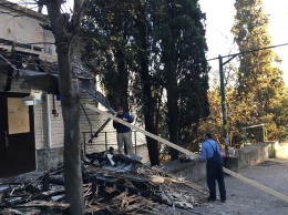 Кореизская амбулатория пострадала в ночном пожаре