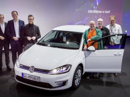 Volkswagen продал 100 000-й электрический e-Golf